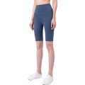 Sportswear Control de la abdominación pantalones cortos de compresión Sports Mujeres pantalones cortos de ciclista de cintura alta